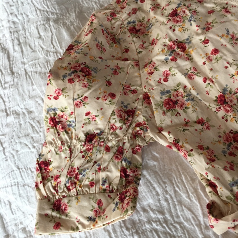 NWT Lucca One Shoulder Peplum Top - Picture 3 of 6